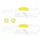 Eduard Accessories P-51B/C for ARMA HOBBY - kabin- és ablakmaszk