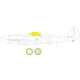 Eduard Accessories Fw 190D-9 for IBG - kabin- és ablakmaszk