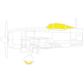 Eduard Accessories Ki-84 - kabin- és ablakmaszk