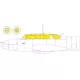 Eduard Accessories Bf 110E for EDUARD - kabin- és ablakmaszk