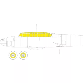   Eduard Accessories Bf 110G-2 1/72 EDUARD - kabin- és ablakmaszk