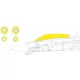 Eduard Accessories F-14B 1/72 ACADEMY - kabin- és ablakmaszk