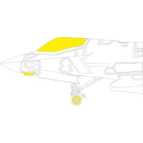 Eduard Accessories F-35A 1/72 TAMIYA - kabin- és ablakmaszk