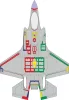 Eduard Accessories F-35A RAM panels early 1/72 TAMIYA - korai RAM-panelek festőmaszkja