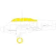 Eduard Accessories Me 410A-1 1/72 AIRFIX - kabin- és ablakmaszk