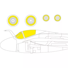   Eduard Accessories A-6A 1/72 TRUMPETER - kabin- és ablakmaszk