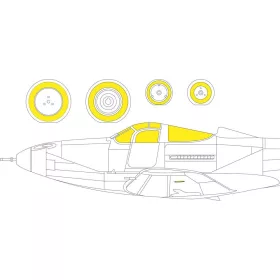   Eduard Accessories P-39 / P-400 1/72 ARMA HOBBY - kabin- és ablakmaszk