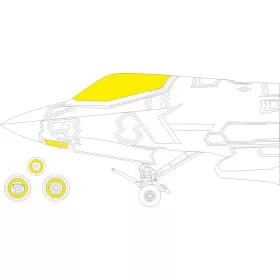 Eduard Accessories F-35B  TAMIYA - kabin- és ablakmaszk