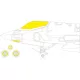 Eduard Accessories F-35B  TAMIYA - kabin- és ablakmaszk