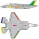 Eduard Accessories F-35B RAM coating  TAMIYA - kabin- és ablakmaszk