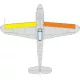 Eduard Accessories Bf 109G wings leading edge wavy lines - Bf 109G – szárnybelépőél hullámvonal-festőmaszk