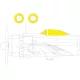 Eduard Accessories Ki-43-II  ARMA HOBBY - kabin- és ablakmaszk