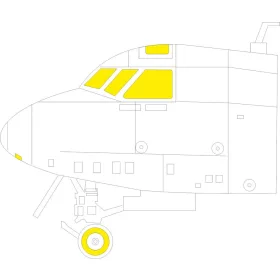 Eduard Accessories E-2C  HELLER - kabin- és ablakmaszk