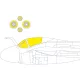 Eduard Accessories A-6E TRAM  TRUMPETER - kabin- és ablakmaszk