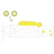 Eduard Accessories TBM-3  HOBBY BOSS - kabin- és ablakmaszk