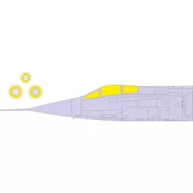   Eduard Accessories F-104J for Fine Molds - kabin- és ablakmaszk