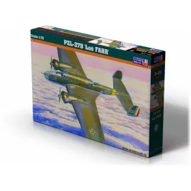 MisterCraft PZL P-37 VVS & FARR 1:72 repülőgép makett – MisterCraft D-09