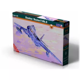 MisterCraft Hawker Hunter F.Mk.6 1:72 repülőgép makett – MisterCraft D-10