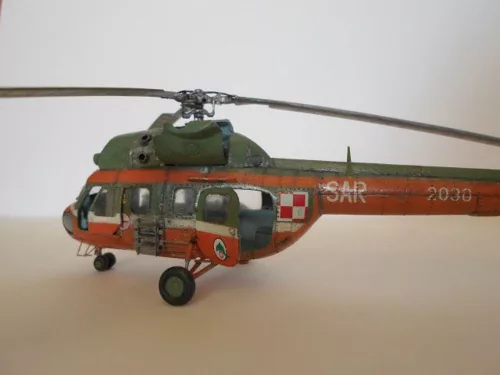 MisterCraft Mi-2 Mexico Marina 1:72 helikopter makett – MisterCraft D-150
