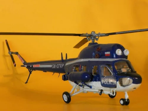 MisterCraft Mi-2 Polizei 1:72 helikopter makett – MisterCraft D-153
