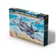 MisterCraft Spitfire Mk.IX Skalski s Circus 1:72 repülőgép makett – MisterCraft D-170