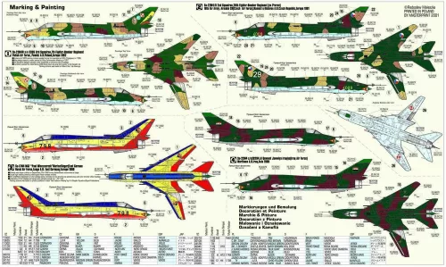 MisterCraft Su-22M4/R Desert Storm 1:72 repülőgép makett – MisterCraft D-17