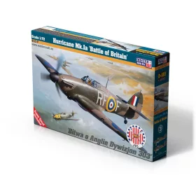 MisterCraft Hurricane Mk.Ia brit csata 1:72 repülőgép makett – MisterCraft D-180
