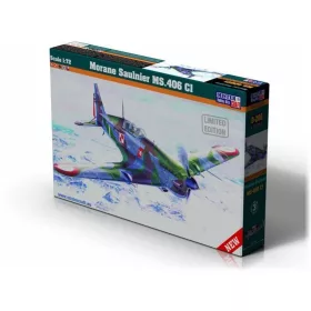 MisterCraft Morane Saulnier MS.406 CI 1:72 repülőgép makett – MisterCraft D-206