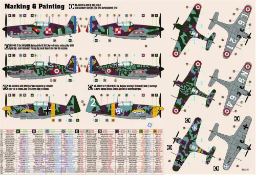 MisterCraft Morane Saulnier MS.406 CI 1:72 repülőgép makett – MisterCraft D-206