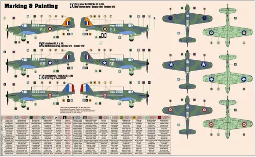 MisterCraft Fairey Fulmar Mk.I/II 1:72 repülőgép makett – MisterCraft D-217