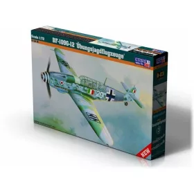 MisterCraft Bf 109 G-12 kétüléses kiképző vadászgép 1:72 repülőgép makett – MisterCraft D-24