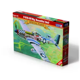 MisterCraft P-51D-25 Big Beautiful Doll 1:72 repülőgép makett – MisterCraft D-270