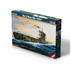 MisterCraft Type VIIC U-boot U-617 1:400 tengeralattjáró makett – MisterCraft D-290