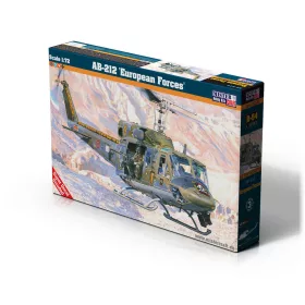 MisterCraft AB-212 európai fegyveres erők 1:72 helikopter makett – MisterCraft D-54
