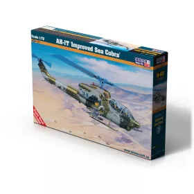 MisterCraft AH-1T Improved Sea Cobra 1:72 helikopter makett – MisterCraft D-62