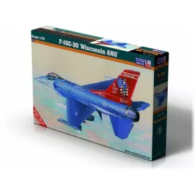 MisterCraft F-16C-30 Wisconsin ANG 1:72 repülőgép makett – MisterCraft D-74
