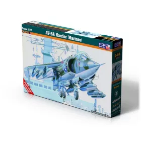 MisterCraft AV-8A Harrier tengerészgyalogság 1:72 repülőgép makett – MisterCraft D-84