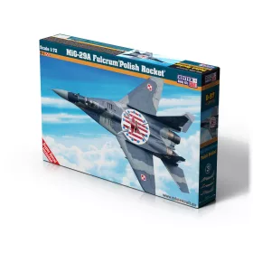 MisterCraft MiG-29A Fulcrum Polish Rocket 1:72 repülőgép makett – MisterCraft D-97