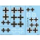 Eduard Accessories Bf 108 national insignia for Eduard - felségjel-matricák