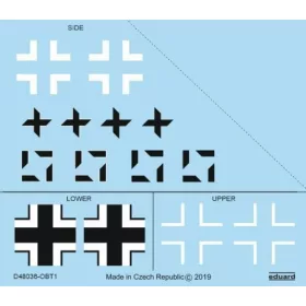   Eduard Accessories Fw 190A-8/R2 national insignia for Eduard - felségjel-matricák