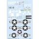 Eduard Accessories F6F-3 part 1 for Eduard - F6F-3 1. rész – matricakészlet