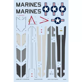 Eduard Accessories F-4B MARINES for TAMIYA - matricakészlet