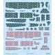 Eduard Accessories Fokker D.VII 5color lozenge for Eduard - matricakészlet