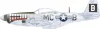 Eduard Accessories P-51D-5 8th AF   EDUARD - matricakészlet