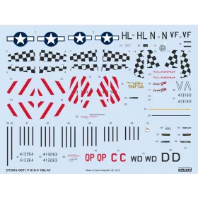 Eduard Accessories P-51D-5 15th AF  EDUARD - matricakészlet