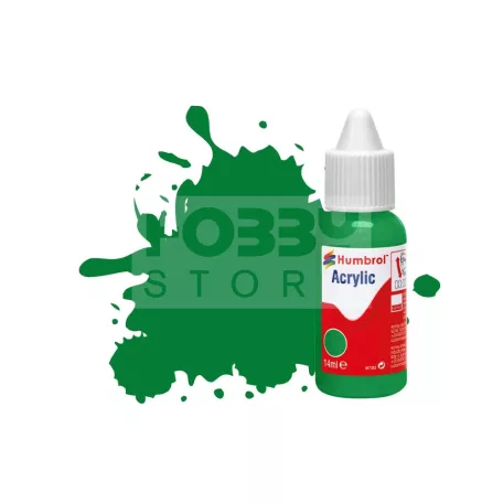 Humbrol No 2 Emerald Green - Gloss - 14ml akrilfesték DB0002