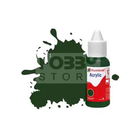 Humbrol No 3 Brunswick Green - Gloss - 14ml akrilfesték DB0003