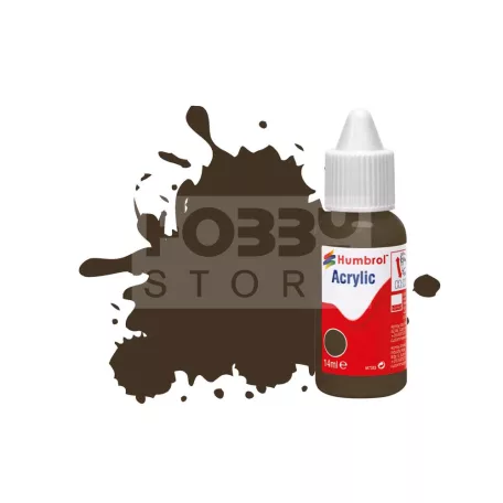 Humbrol No 10 Service Brown - Gloss - 14ml akrilfesték DB0010