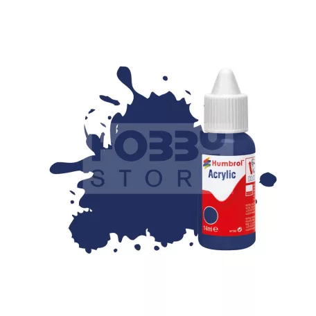 Humbrol No 15 Midnight Blue - Gloss - 14ml akrilfesték DB0015