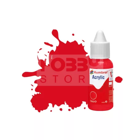 Humbrol No 19 Red - Gloss - 14ml akrilfesték DB0019